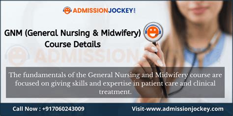 Gnm General Nursing And Midwifery Course Details Admission Jockey