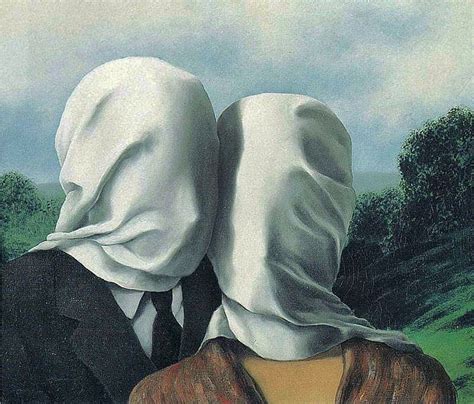 Art History Gallery On Instagram “rené Magritte 1898 1967 The Lovers I 1928 Oil On