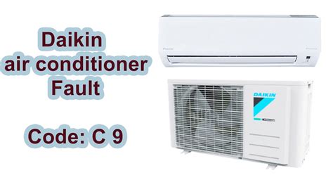 Daikin Air Conditioner Inverter Error Code C9 Air Sensor Solution