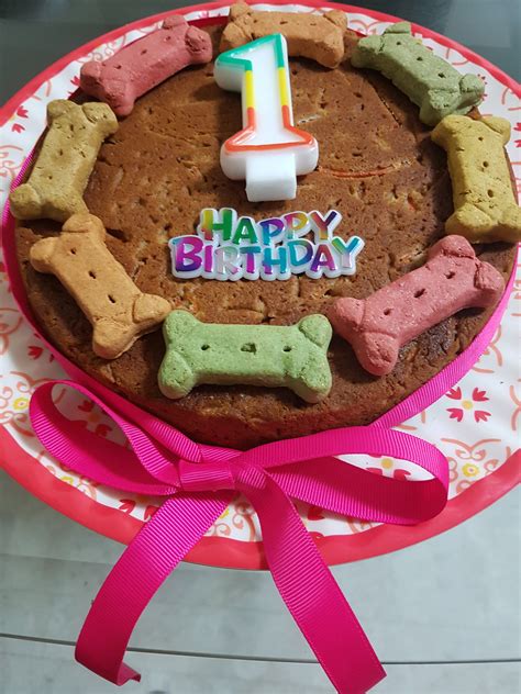 Bake in preheated oven for 40 minutes. Doggie Birthday Cake for Dogs | Recipe | Dog cake recipes, Dog cakes, Dog recipes