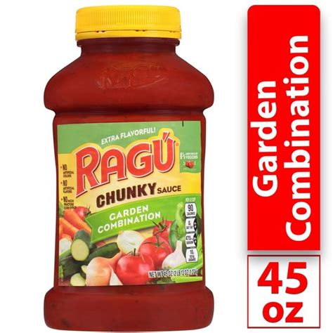 Ragú Chunky Garden Combination Pasta Sauce 45 Oz Instacart