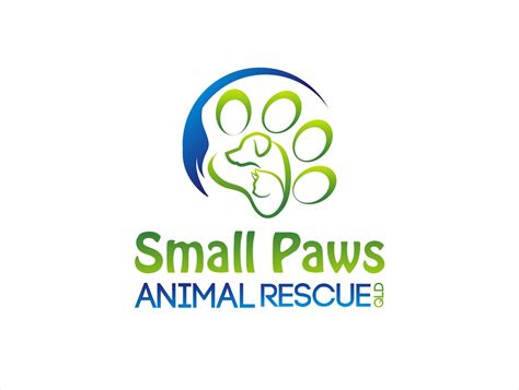 Bold Playful Charity Logo Design For Small Paws Animal Rescue Qld By