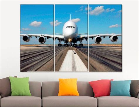 Well you're in luck, because here they come. Large Plane Canvas Art, Airbus Landing Photo, Aircraft ...