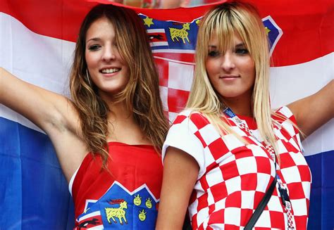 Beautiful Croatian Girls Croatia Fifa World Cup Hot Football Fans
