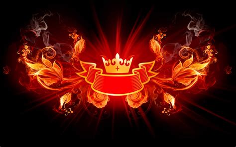 Express yourself with a custom king design created just for you by a professional designer. King of Fire Design HD Wide Wallpapers | HD Wallpapers ...