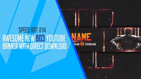 Bring your design to life · over 9m customers · placeit by envato How To Make A BO3 Youtube Banner/Channel Art (Free ...