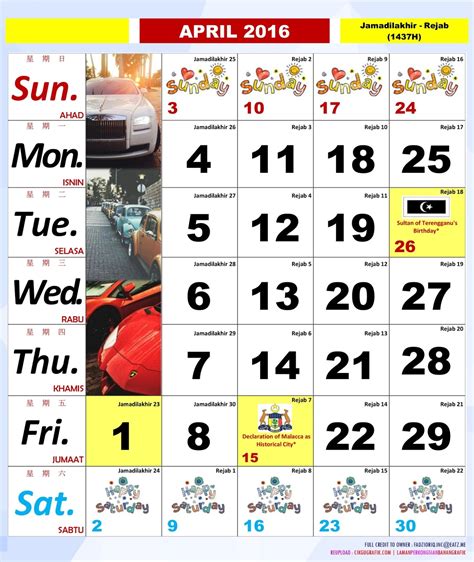 State holidays 2017 (jadual hari cuti kelepasan am negeri). Kalendar Kuda 2016 - Kalendar Cuti 2016 | KOLEKSI GRAFIK ...
