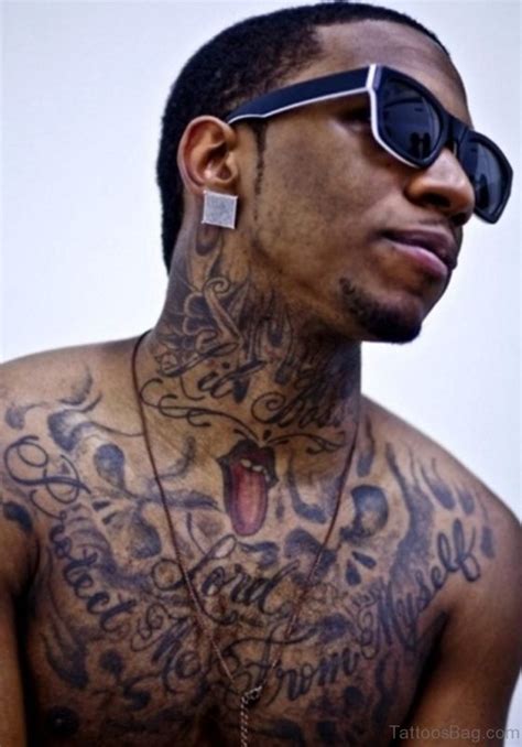 Another neck tattoo and this time again an animal. 33 Surprising Gangster Neck Tattoos