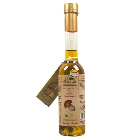 Dolce Vita Flavoured Extra Virgin Olive Oil With Porcini Mushrooms