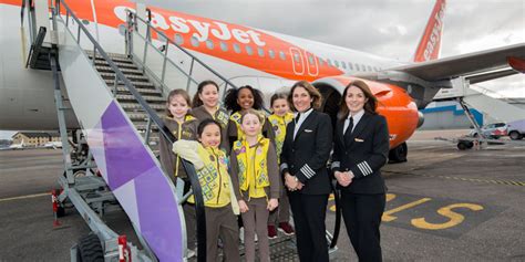 Its Up Up And Away As Girlguiding Joins Forces With Easyjet To