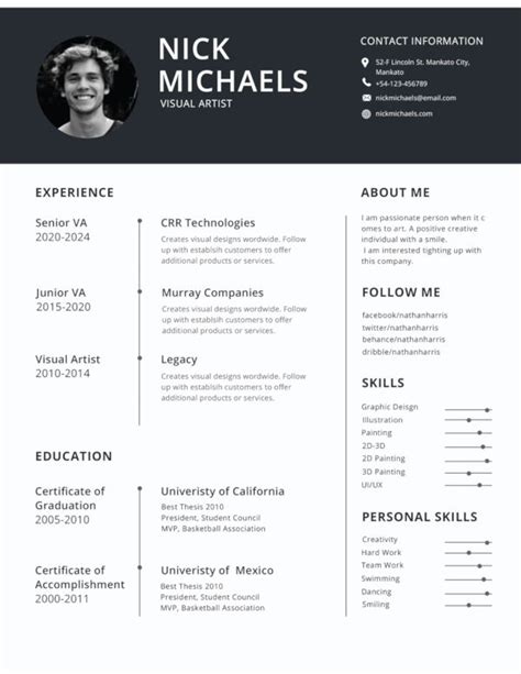 We offered two variants, choose the best one for you: Inspiring World Best Cv Template Picture