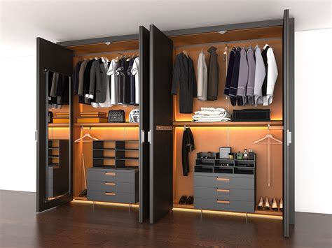 The trend of modern wardrobe design bedroom has taken on many forms with interior design themes that have shown to be versatile and flexible, introducing neutral colours that compliment a minimalism. 3D Modern Wardrobe Closet | CGTrader