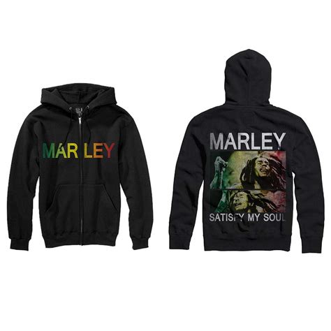 Buy Bob Marley Satisfy My Soul Hoodie Black At