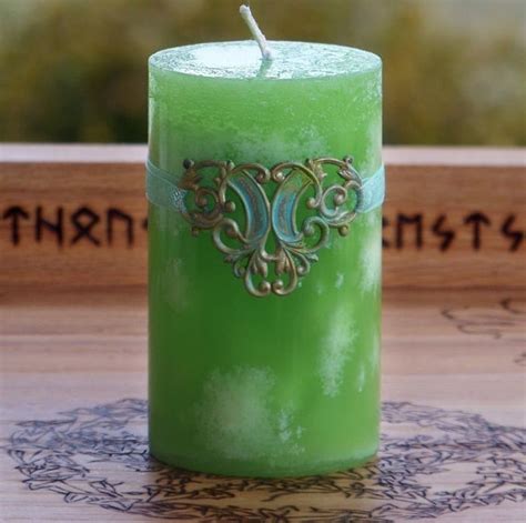 Artisanwitchcrafts Candle Craft Candle Decor Ritual Candles Pillar Candles Crystal Magic