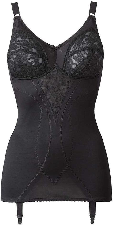 Charnos Open Corselette Black 44d Uk Clothing