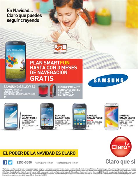 Smartphones Claro El Salvador Planes Smart Fun 11nov13 Ofertas Ahora
