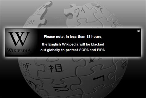 Epicentrum World: English Wikipedia Anti-SOPA Blackout and 