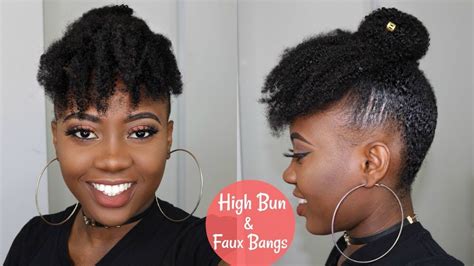 37 Cute Bun Hairstyles For Natural Hair Great Inspiration