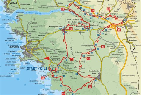Die politische karte von kroatien zeigt die umgebenden länder mit internationalen grenzen, 20 ländergrenzen mit ihren hauptstädten und der nationalen hauptstadt. Rovinje Kroatien Karte | Kleve Landkarte