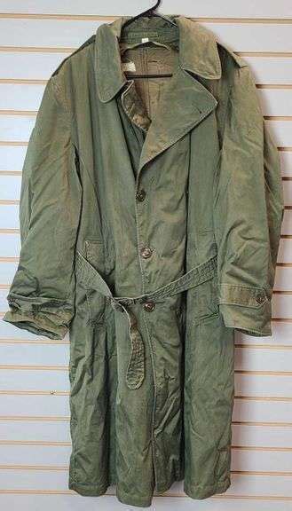 Ww2 Us Army Officers Trench Coat Matthew Bullock Auctioneers