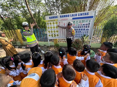 Pendidikan Keselamatan Jalan Peran Sat Lantas Polres Muara Enim Dalam