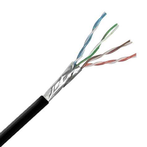 Cat5e Shielded Indoor Or Outdoor Uv Rated Cable 4 Pair Ftp Riser