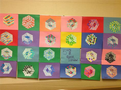 Maybe you would like to learn more about one of these? Miss Arty Pants: Optical Illusion Cubes