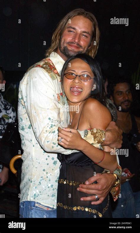 Josh Holloway And Wife Yessica Kumula Attend The Lost Season 2 Premiere
