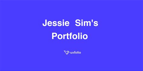 Jessie Sim S Portfolio