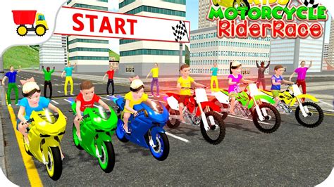 Bike Racing Games Kids Motorbike Rider Race 3d Gameplay Android