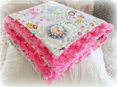 Oh So Soft Baby Blanket The Enchanting Rose