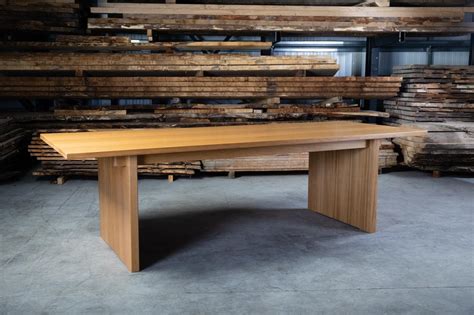 Treske Slab Table Bespoke Hardwood Furniture From Treske