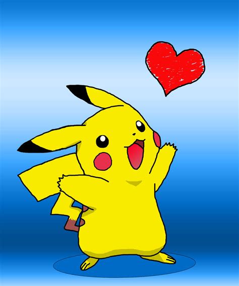 Pikachu In Love By Kox9sxe On Deviantart