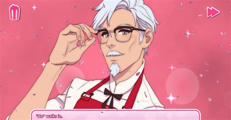 Kfcs New Dating Simulator Game Stars A Hot And Single Colonel Sanders