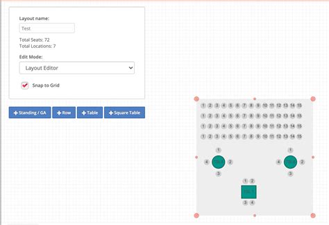 Basic Assigned Seating Venue Layouts Showpass
