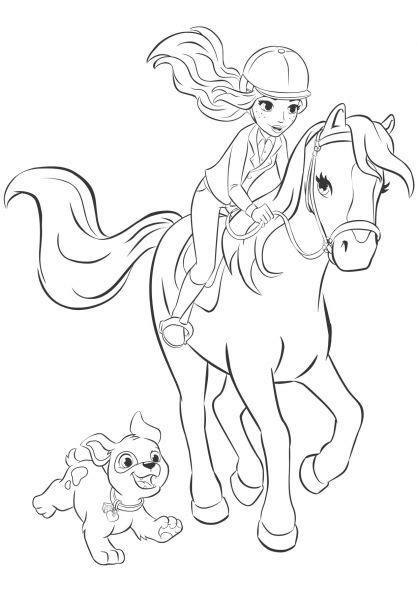 LEGO Friends Mia Coloring Pages | sonja | Coloriage lego ... The police station of lego.