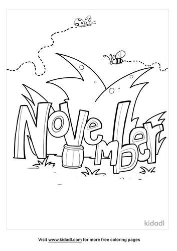 november coloring pages  words quotes coloring pages kidadl