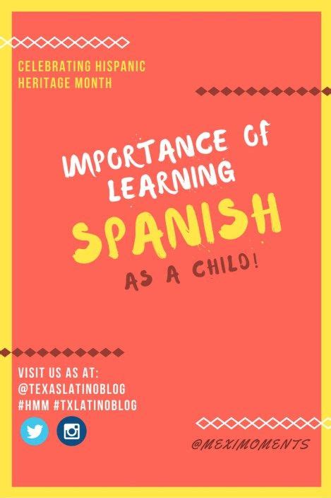 Importance Of Learning Spanish As A Child Learning Spanish