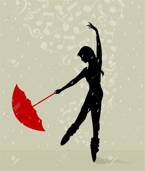 Rain Illustration Dancing In The Rain Art Drawings Beautiful