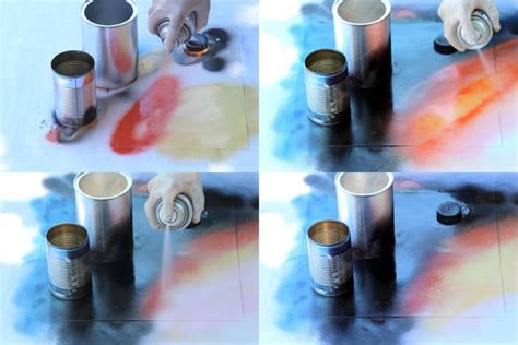 Diy Spray Paint Art In 5 Minutes A Piece Of Rainbow