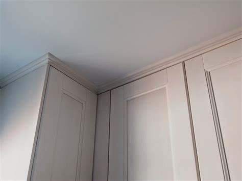 A common inquiry with ikea cabinets is how to make them look built in. A Manor of Mischief: How to Add Crown Molding to Ikea ...