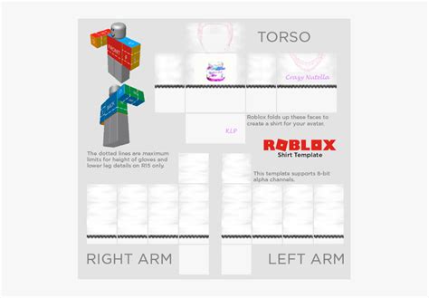 New Roblox Transparent Shirt Template Web Lanse