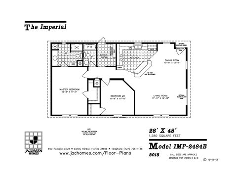Mobile home floor plans, manufacturers, and models. IMP-2484B Mobile Home Floor Plan - Ocala Custom Homes