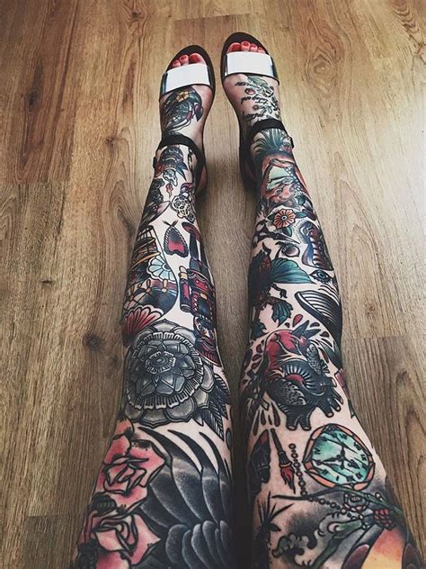 The 25 Best Full Leg Tattoos Ideas On Pinterest Leg Sleeves Girl