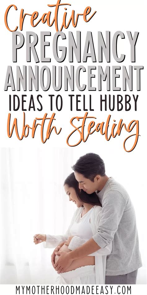 Totally Creative Pregnancy Announcement Ideas To Tell Your Husband Artofit