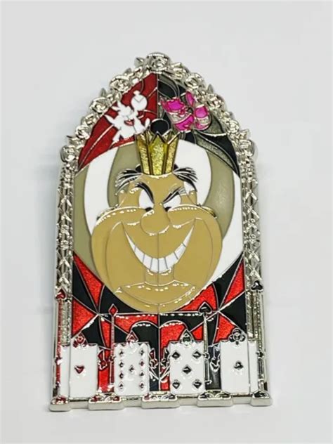 Disney Pin Windows Of Evil Queen Of Hearts Alice In Wonderland Le 2000