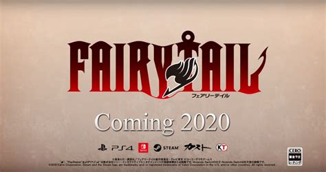 Un Rpg Fairy Tail Annoncé Sur Consoles