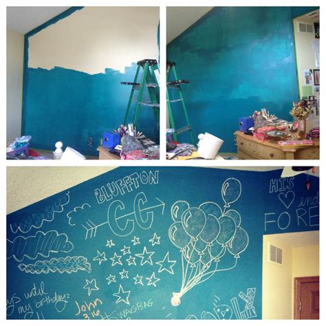 Add Chalkboard Paint Powder To Any Color Of Paint And Paint A Bedroom