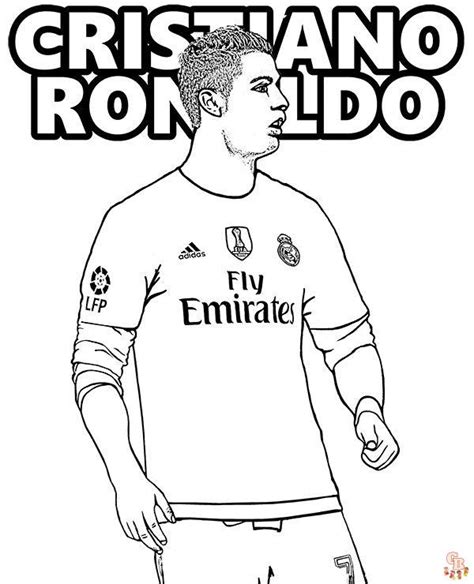 Free Printable Ronaldo Coloring Pages