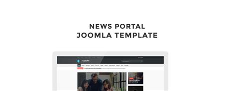 News Portal Responsive Joomla Template Templatemonster